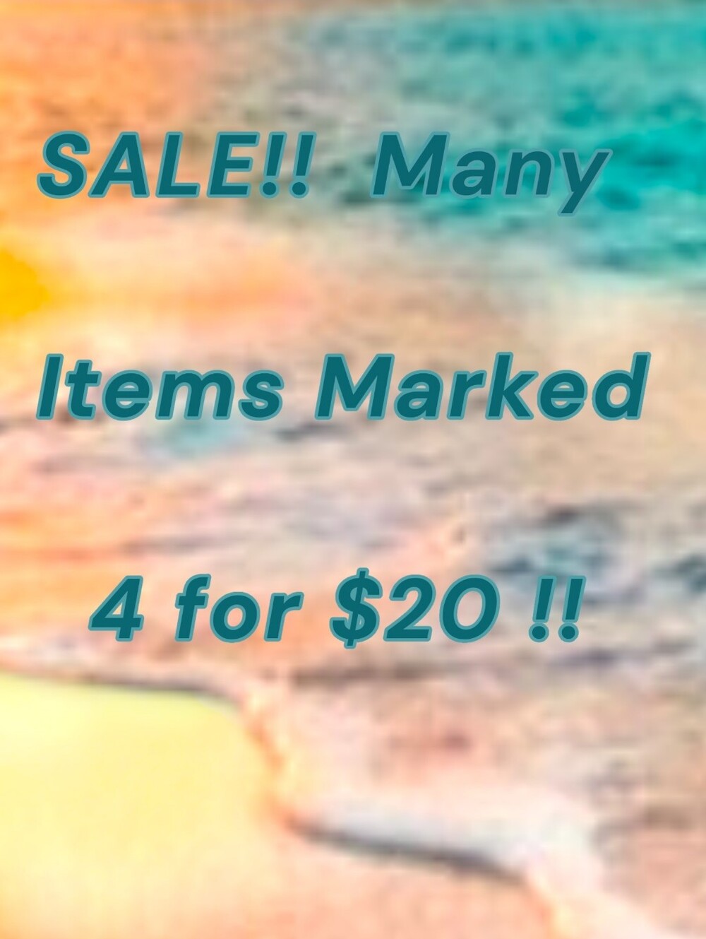 😎😎😎Items Marked With This Emoji : Are 😎 4 For $20